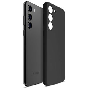 Silikon case for Samsung Galaxy S23+ - 3mk HARDY® Mellow Case™ Black