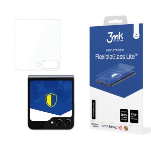 Unbreakable hybrid glass for Samsung Galaxy Z Flip 5 (Front) - 3mk FlexibleGlass Lite
