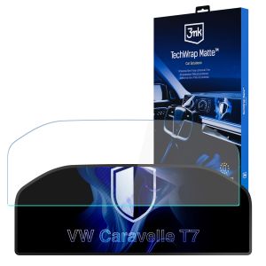 Matte protective film for the screen of the clock for VW Caravelle T7 2024- - 3mk TechWrap Matte Cluster