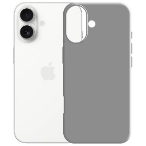 Silicone case for Apple iPhone 17 - 3mk HARDY® Mellow Case™ Gray