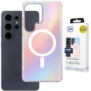 Holographic MagSafe case for Samsung Galaxy S26 Ultra - 3mk HARDY® PrisMag Case™