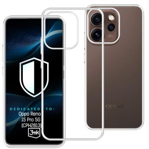 Transparent case for Oppo Reno 15 Pro 5G (CPH2813) – 3mk HARDY® Vision Case™