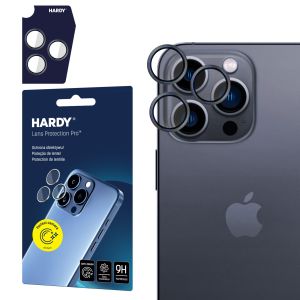 Tempered Glass for Camera Lens for Apple iPhone 16 Pro - 3mk Lens Protection Pro Black