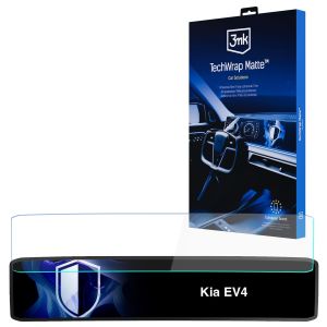 Matte screen protector for the navigation display for Kia EV4 2025- – 3mk TechWrap Matte™ Center Display