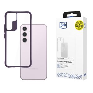 Case for Samsung Galaxy S24 - 3mk Satin Armor Case+ Purple