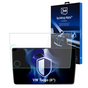 Matte screen protector for the navigation display for VW Taigo 2024- (8") – 3mk TechWrap Matte™ Center Display