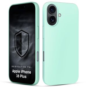 Silicone case with MagSafe for Apple iPhone 16 Plus - 3mk HARDY® Mellow MagCase™ Teal