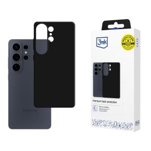 Silicone case with MagSafe for Samsung Galaxy S26 Ultra - 3mk HARDY® Mellow MagCase™ Black