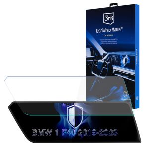 Matte screen protector for the navigation display for BMW 1 F40 2019-23 – 3mk TechWrap Matte™ Center Display