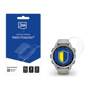 Protective glass for Garmin Descent Mk3 / Mk3i (43mm) smartwatch screen - 3mk Watch Protection