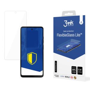 Unbreakable hybrid glass for Motorola Moto G34 5G - 3mk FlexibleGlass Lite