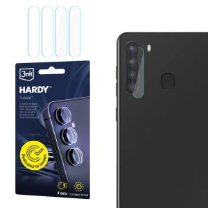 Camera lens protector for Samsung Galaxy A21 - 3mk HARDY® Fusion Lens Protection™