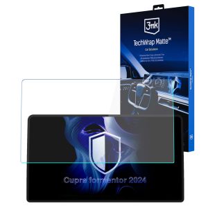 Matte screen protector for the navigation display for Cupra Formentor 2024- – 3mk TechWrap Matte™ Center Display