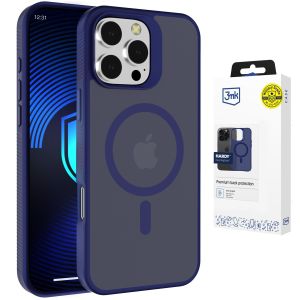 Smoky MagSafe case for Apple iPhone 16 Pro - 3mk HARDY® Hazy MagCase™ Blue
