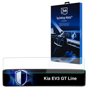Matte screen protector for the navigation display for Kia EV3 GT Line 2024- – 3mk TechWrap Matte™ Center Display