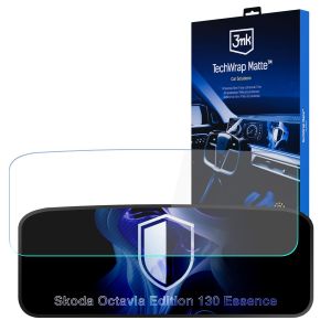 Matte protective film for the screen of the clocks for Skoda Octavia Edition 130 Essence - 3mk TechWrap Matte Cluster