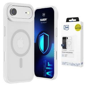 Smoked MagSafe case for Apple iPhone Air – 3mk HARDY® Hazy MagCase™ White