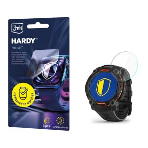 Hybrid glass for smartwatch Garmin Instinct 3 45mm (Amoled, Solar) - 3mk HARDY® Fusion Watch Protection™