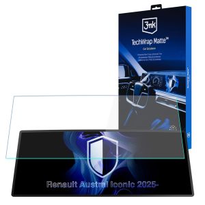 Matte protective film for the clock screen for Renault Austral Iconic 2025- - 3mk TechWrap Matte Cluster