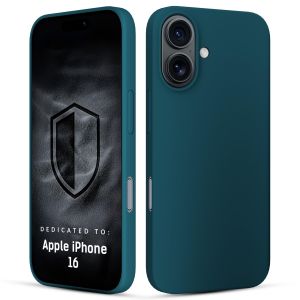 Silicone case for Apple iPhone 16 - 3mk HARDY® Mellow Case™ Green