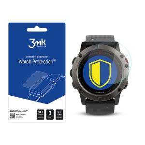 Protective glass for Garmin Fenix 5x 51 mm smartwatch screen - 3mk Watch Protection