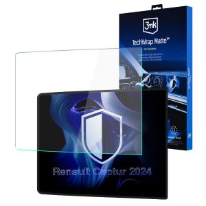 Matte screen protector for the navigation display for Renault Captur 2024- – 3mk TechWrap Matte™ Center Display