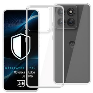 Przezroczyste case na Motorola Edge 50 Pro - 3mk HARDY® Vision Case™