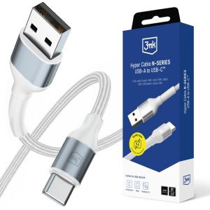 Accessories - 3mk Hyper Cable N-SERIES A to C 1m 9V/2A 18W White