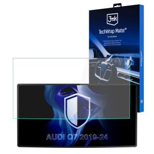 Matte protective film for the screen of the clock for AUDI Q7 2019-24 - 3mk TechWrap Matte Cluster