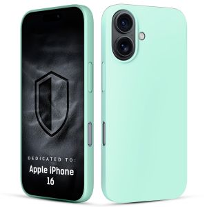 Silicone case with MagSafe for Apple iPhone 16 - 3mk HARDY® Mellow MagCase™ Teal