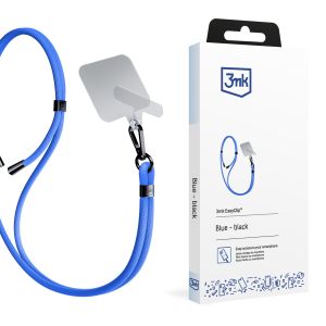 3mk EasyClip smartphone strap Blue (black)