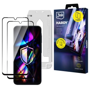 2x Tempered glass screen protector with applicator for Samsung Galaxy A16 / A17 5G - 3mk Hardy Hardura 9H