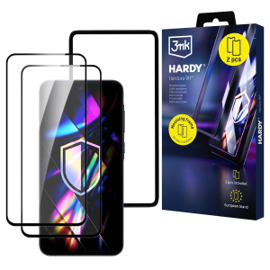 2x Tempered glass screen protector with applicator for Samsung Galaxy A35 / A55 5G - 3mk Hardy Hardura 9H