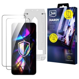 2x Tempered glass screen protector with applicator for Samsung Galaxy S24+ / S25+ - 3mk Hardy Hardura 9H