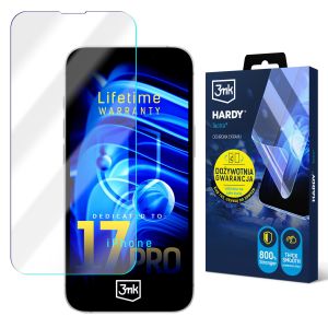 Super durable film for Apple iPhone 17 Pro - 3mk HARDY® Tectra™ (lifetime warranty)