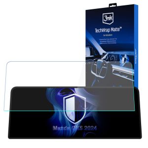 Matte screen protector for the navigation display for Mazda CX5 2024- – 3mk TechWrap Matte™ Center Display