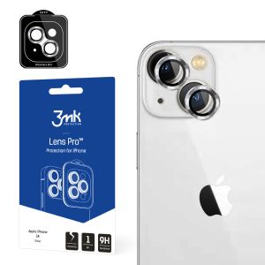 Tempered glass for the camera lens for Apple iPhone 14 - 3mk Lens Protection Pro Silver