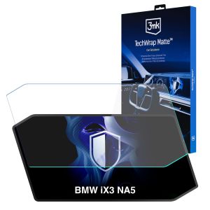 Matte screen protector for the navigation display for BMW iX3 NA5 2026- – 3mk TechWrap Matte™ Center Display