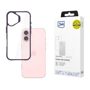 Case for Apple iPhone 16 - 3mk Satin Armor Case+ Purple