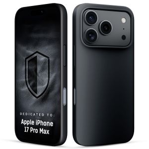 Silicone case with MagSafe for Apple iPhone 17 Pro Max - 3mk HARDY® Mellow MagCase™ Black