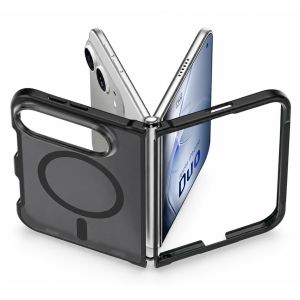 Smoked MagSafe case for Apple iPhone Duo – 3mk HARDY® Hazy MagCase™ Black