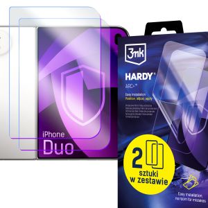 2x Protective film for Apple iPhone Duo - 3mk HARDY® ARC+