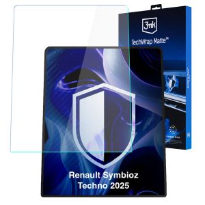 Matte protective film for the instrument cluster screen for Renault Symbioz Techno 2025 – 3mk TechWrap Matte Cluster™