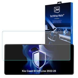 Matte screen protector for the navigation display for Kia Ceed III GT-Line 2022-25 – 3mk TechWrap Matte™ Center Display