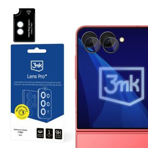 Tempered glass for the camera lens for Samsung Galaxy Z Flip 7 - 3mk Lens Protection Pro Black