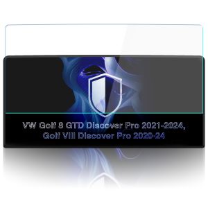 Protective film for the navigation screen for VW Golf VIII GTD Discover Pro 2021-24 - 3mk BladeShield™ Center Display