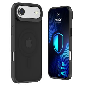 Smoked MagSafe case for Apple iPhone Air – 3mk HARDY® Hazy MagCase™ Black
