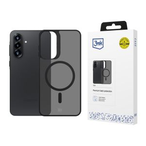 Smoked MagSafe case for Samsung Galaxy A17/A18 4G/5G – 3mk HARDY® Hazy MagCase™ Black