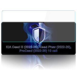 Protective film for the navigation screen for Kia Ceed III 2022-26 - 3mk BladeShield™ Center Display
