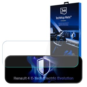 Matte protective film for the instrument cluster screen for Renault 4 E-Tech Electric Evolution – 3mk TechWrap Matte Cluster™